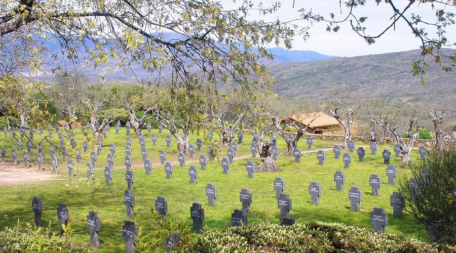 Cuacos de yuste. Cementerio de los alemanes. Ruta de Carlos V.