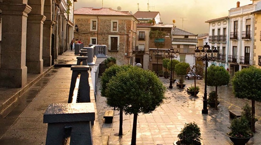 Jaraíz de la Vera. Plaza Mayor.