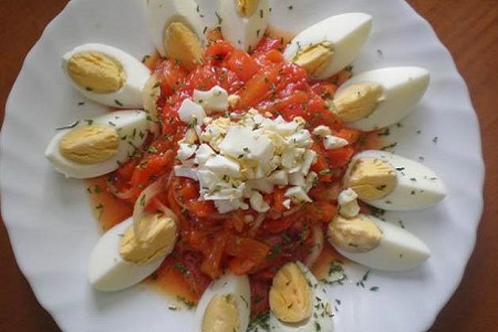 Platos de la Vera. Ensalada de zorongollo.